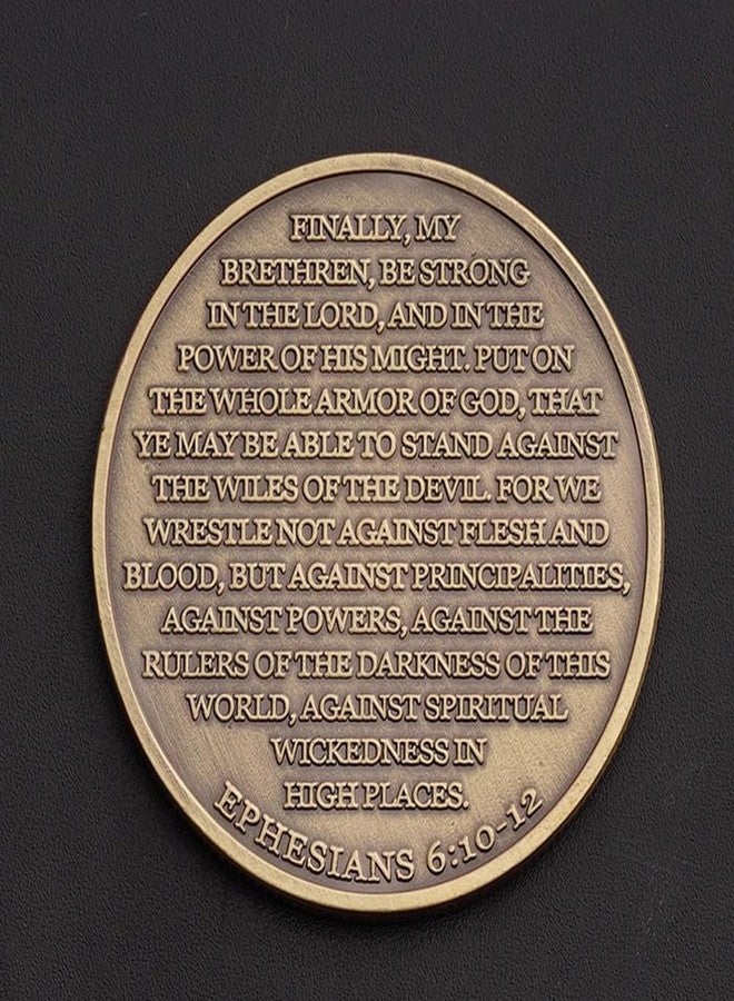 Glamtune Put On The Full Armor of God Challenge Coin Bronze Plated - Image 3